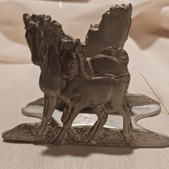 1995 Robert Hall Originals Pewter business card holder - Picture 1 of 6